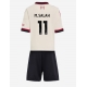 Liverpool Mohamed Salah #11 Barnkläder Borta matchtröja till baby 2025-26 Kortärmad (+ Korta byxor) Billigt Liverpool Mohamed Salah #11 Barnkläder Borta matchtröja till baby 2025-26 Kortärmad (+ Korta byxor) Billigt